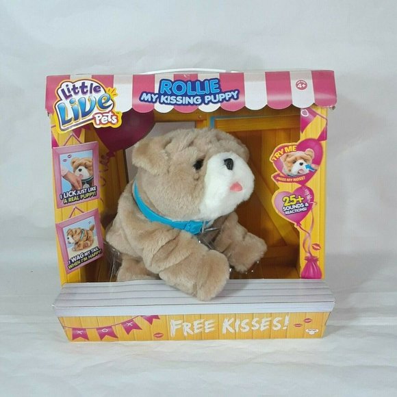 little live pets rollie my kissing puppy